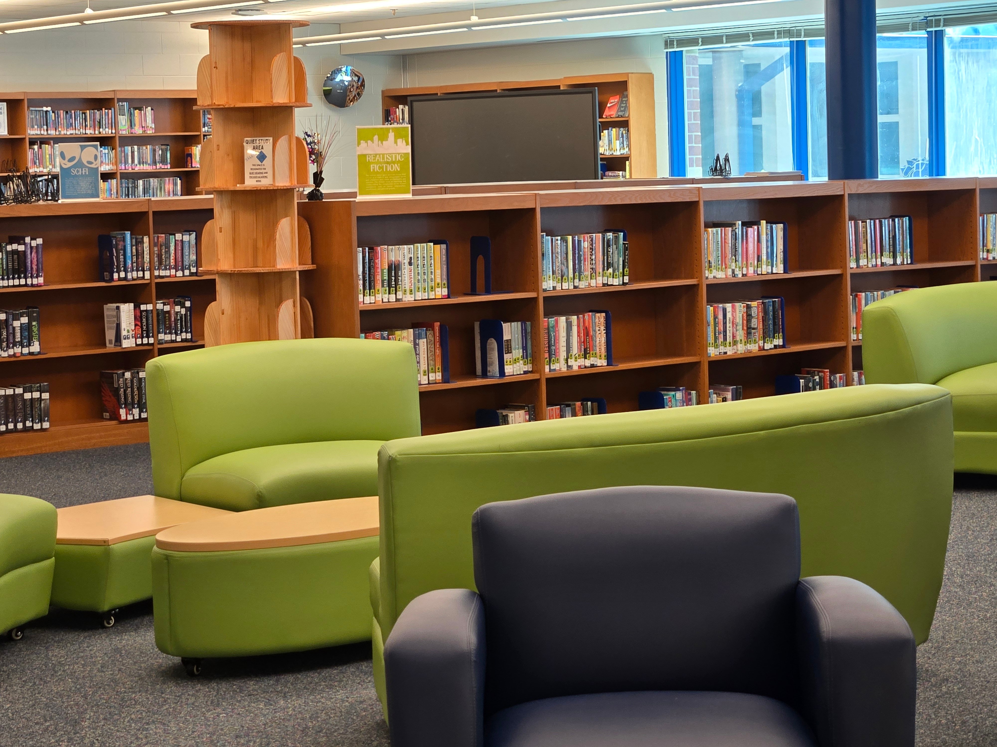 picture of forest park high school library