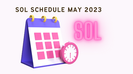 May SOL Calendar image
