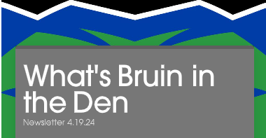 What's bruin in the den February 6th 2024 header image