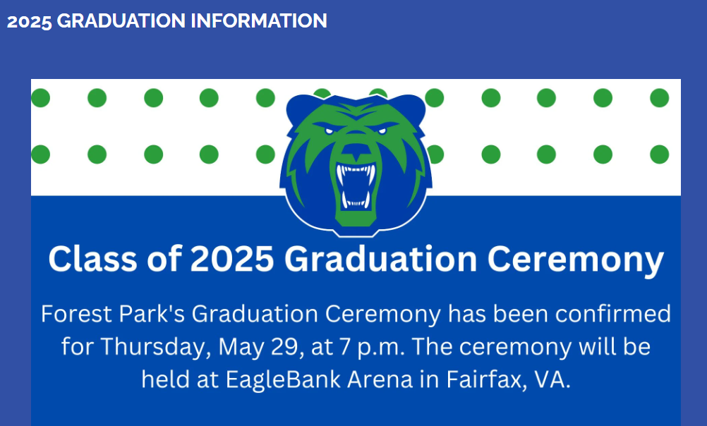 Forest Park High School webpage cover photo