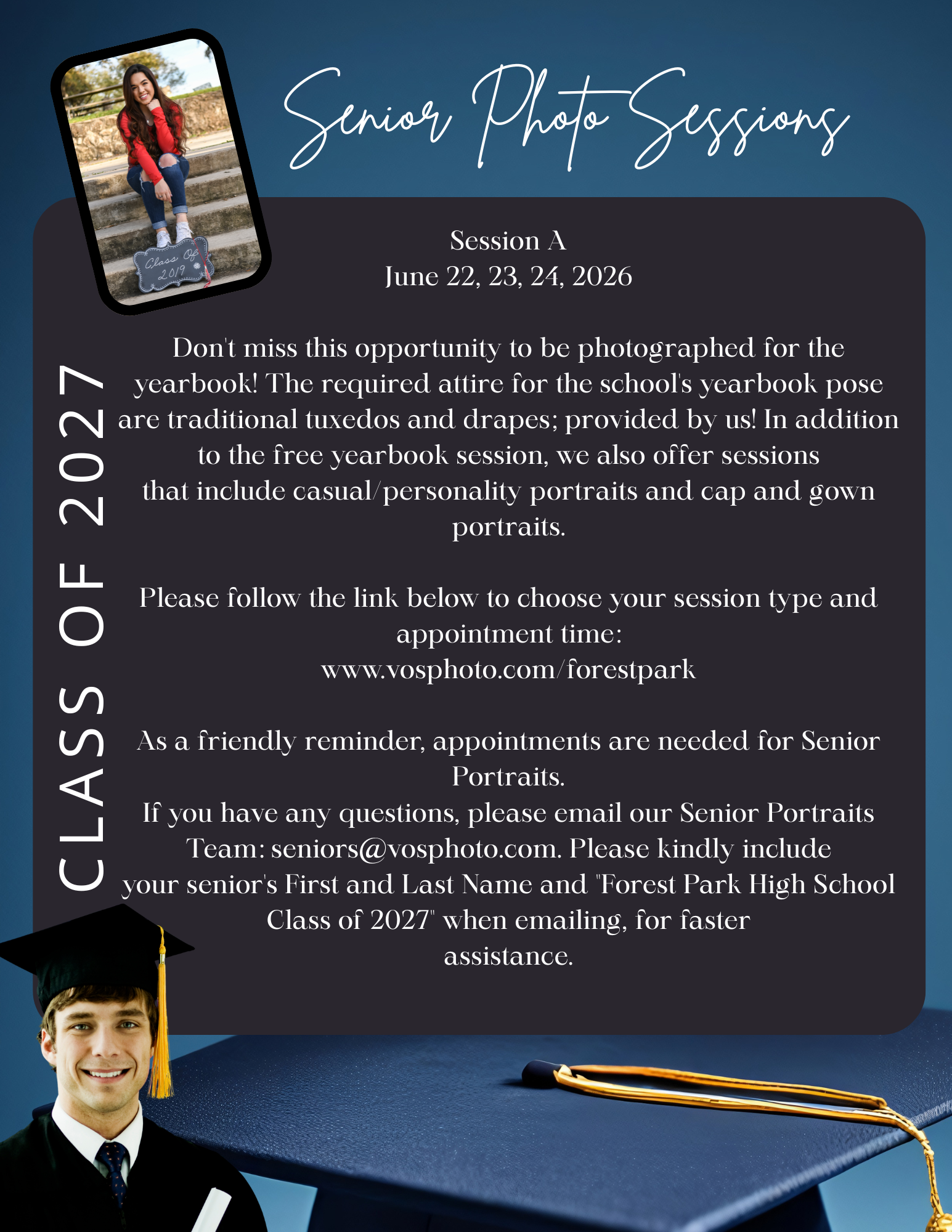 Class of 2027 Senior Pictures - Forest Park High School